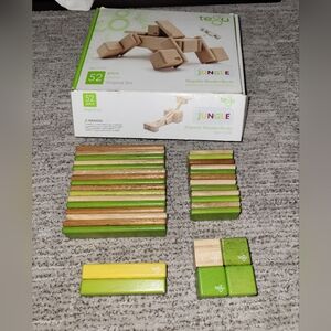 Tegu Wooden Magnetic Blocks Jungle